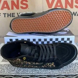 Vans Skate Sk9-Hi Deco Cher Strauberry Cheetah WMNS 9.5 MNS 8 Vans Skate Sk8 Hi Decon Shoes - black (cher strauberry/cheetah) main image 4